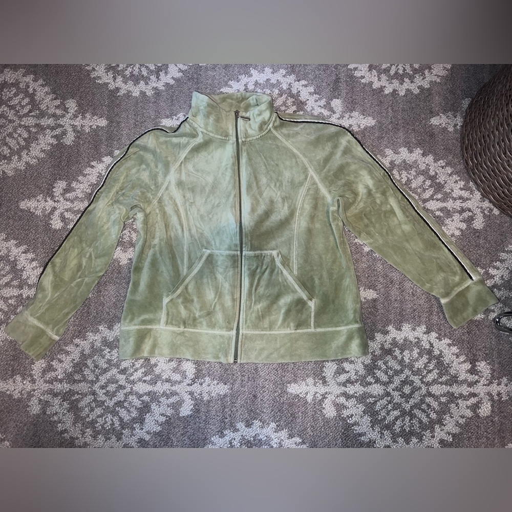 ⭐️Fu-Da⭐️ Vintage, Velour, Jumpsuit ⭐️Top size Large, bottom size Medium⭐️ - Picture 8 of 17